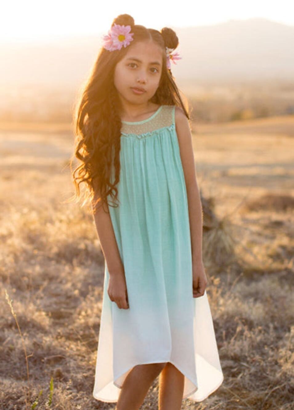 Joyfolie Mia Joy Marley Dress in Dip Dye Girl's Size 2